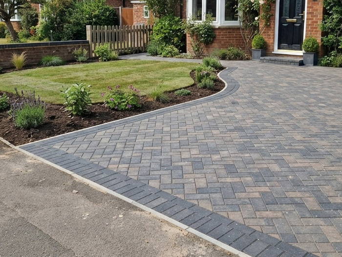 Professional Block Patio Driveway