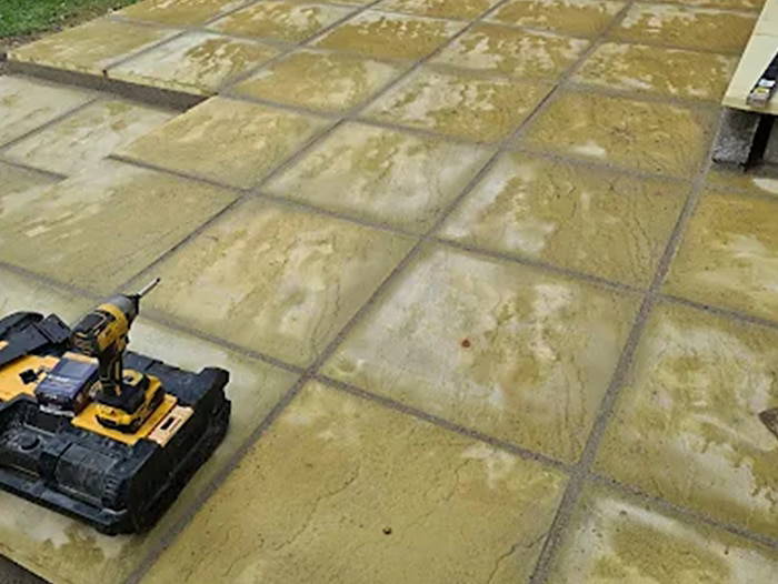 Professional Patio Slabs Installed