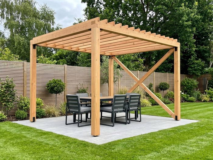 Modern style pergola